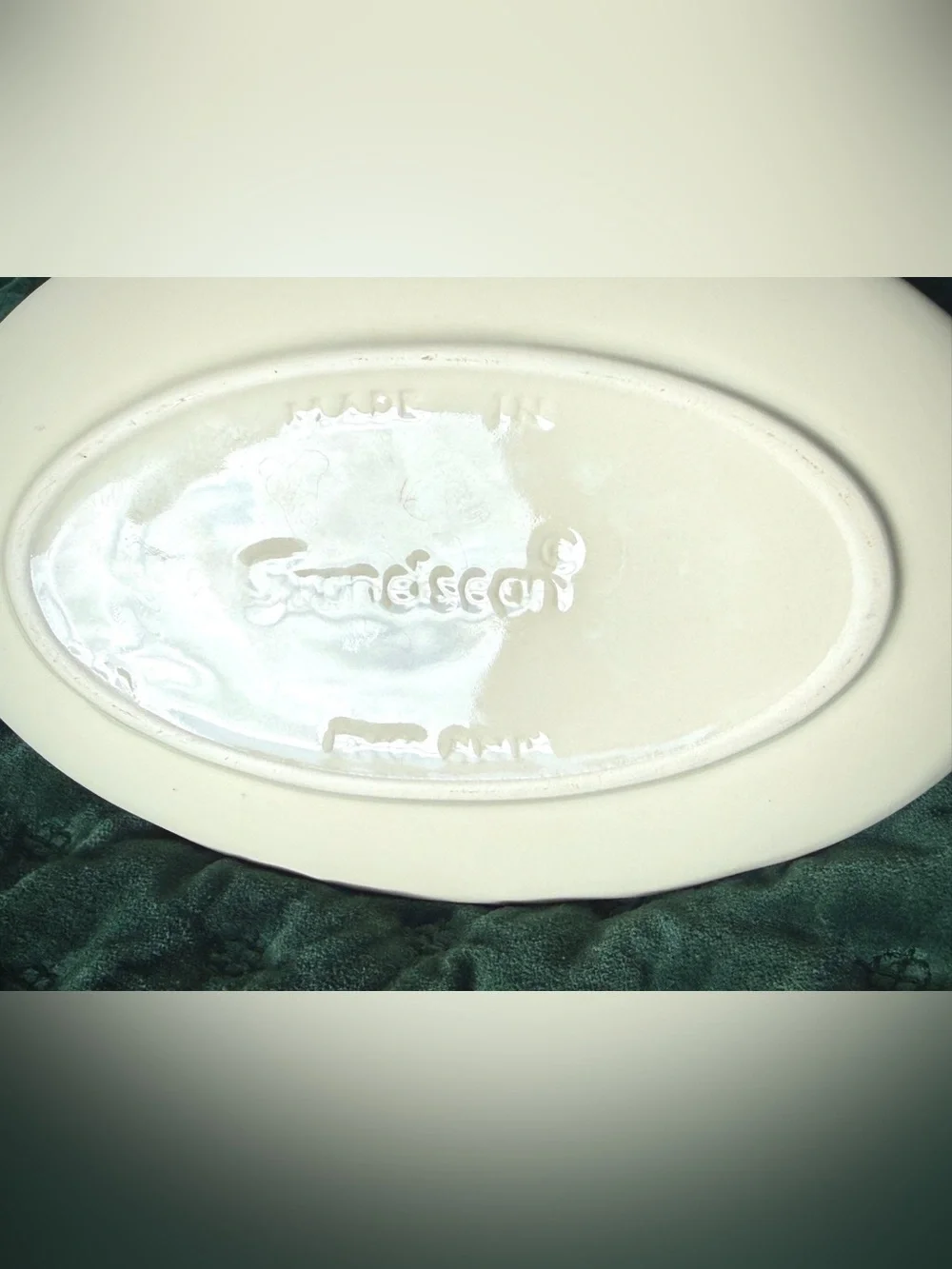 Desert Rose Franciscan Gravy Boat with attached platter